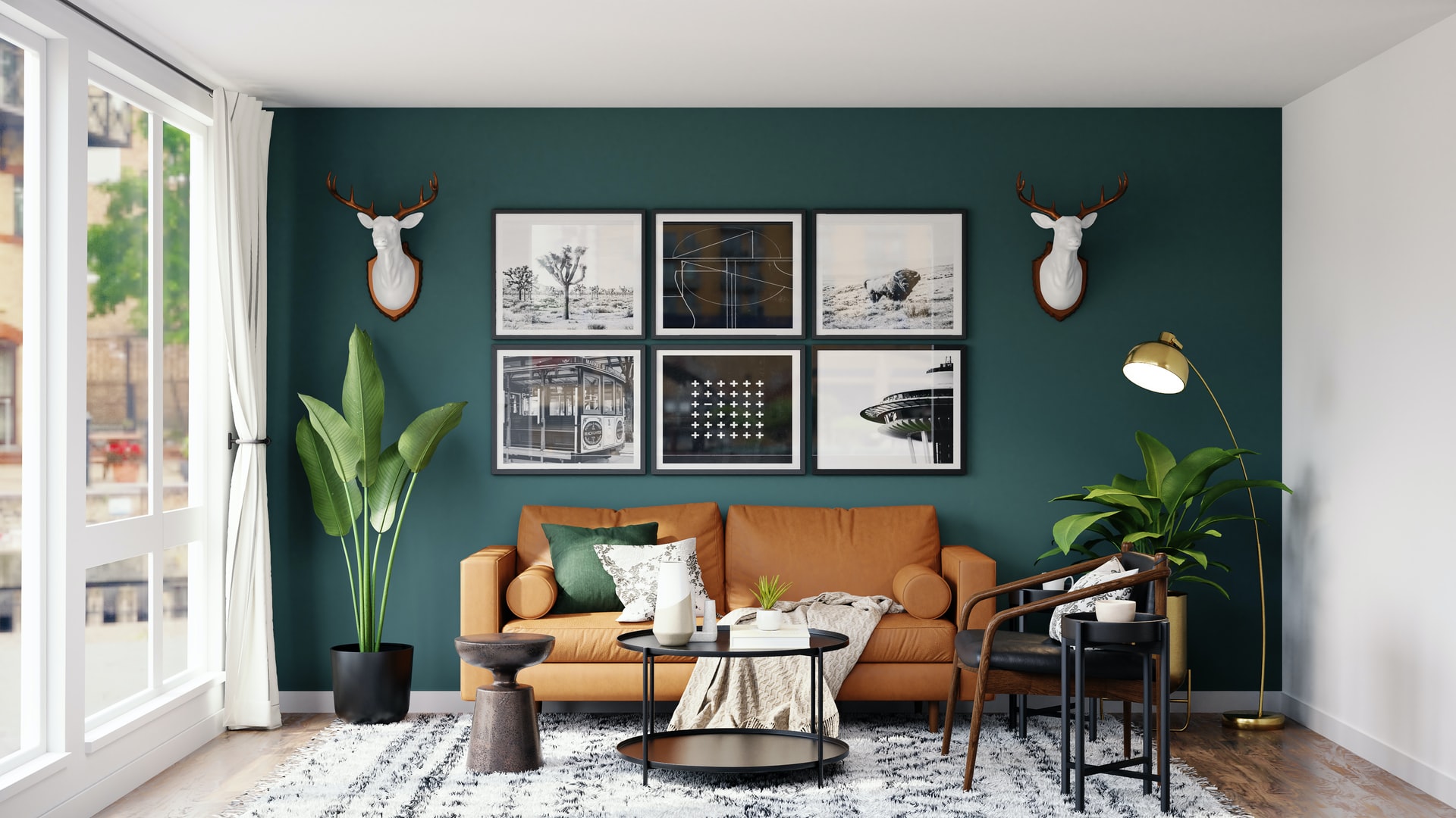 How do you choose wall art for your living room?